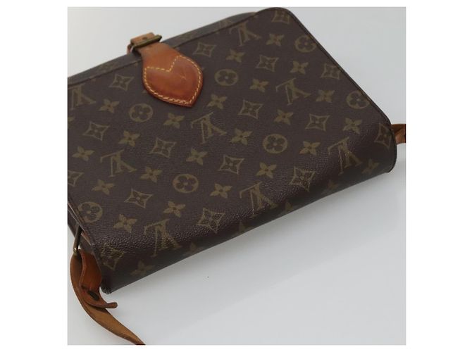 LOUIS VUITTON Monogram Cartouchiere GM Borsa a Spalla M51252 LV Auth ep9468 Monogramma - vista 6