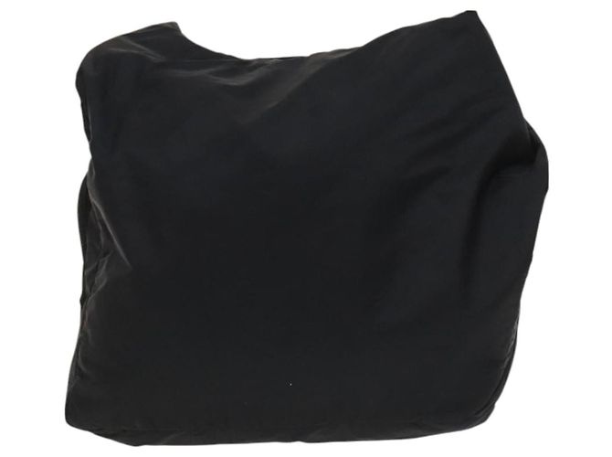 PRADA Borsa a Spalla Sportiva in Nylon Nero Argento Auth bs26885 - vista 2