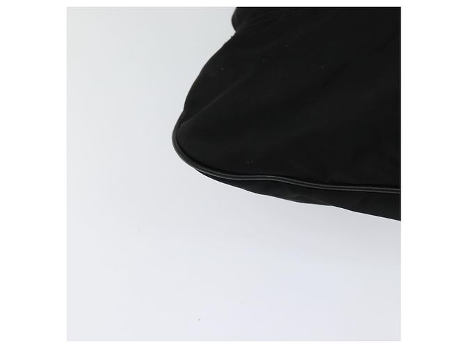 Borsa a spalla Salvatore Ferragamo Nylon 2way Nera Auth 127844 Nero - vista 14