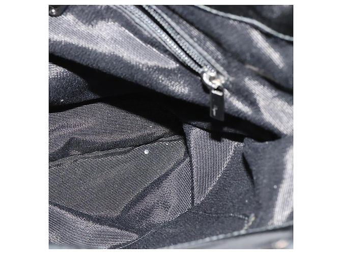 Borsa a spalla Salvatore Ferragamo Nylon 2way Nera Auth 127844 Nero - vista 18