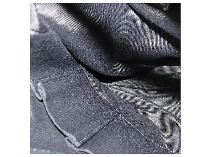 Borsa a spalla Salvatore Ferragamo Nylon 2way Nera Auth 127844 Nero - vista 19