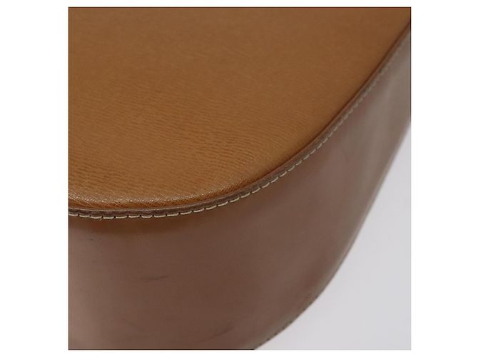 Burberry Borsa a spalla in pelle marrone dorato Auth ep9447 D'oro - vista 10