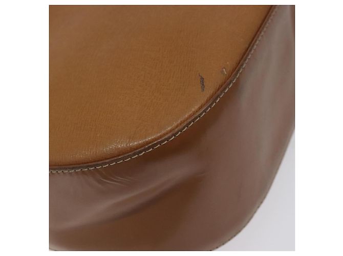 Burberry Borsa a spalla in pelle marrone dorato Auth ep9447 D'oro - vista 11