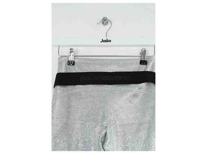 Paco Rabanne Mini short prata - vista 2