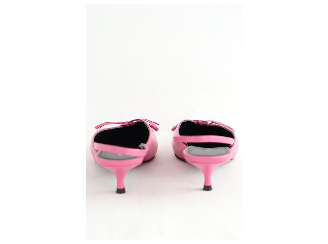 Balenciaga Lederabsätze Pink - Ansicht 2