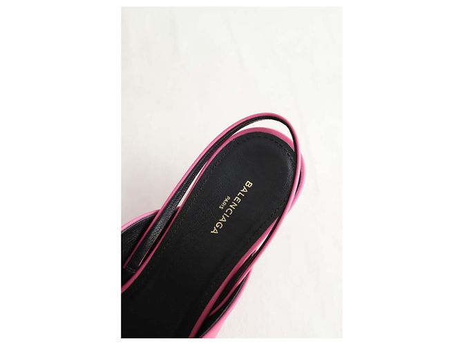 Balenciaga Lederabsätze Pink - Ansicht 4