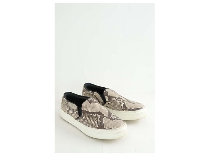 Céline Ledersneaker Grau - Ansicht 3