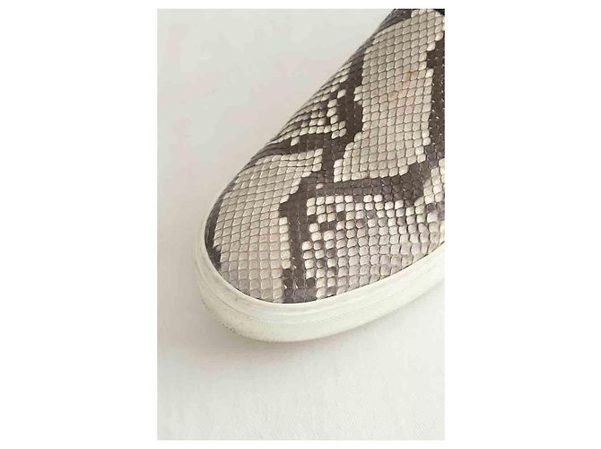 Céline Ledersneaker Grau - Ansicht 4
