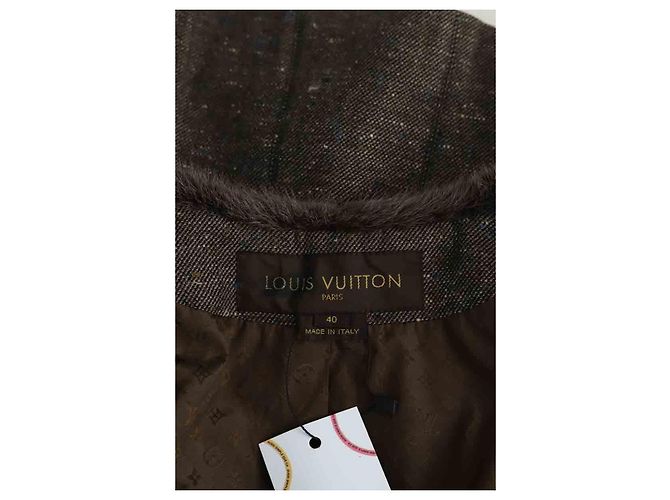 Louis Vuitton Pelzjacke Braun - Ansicht 5