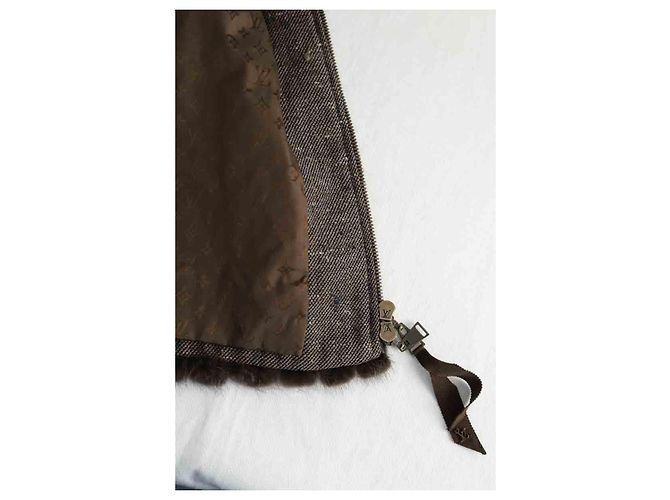 Louis Vuitton Pelzjacke Braun - Ansicht 7
