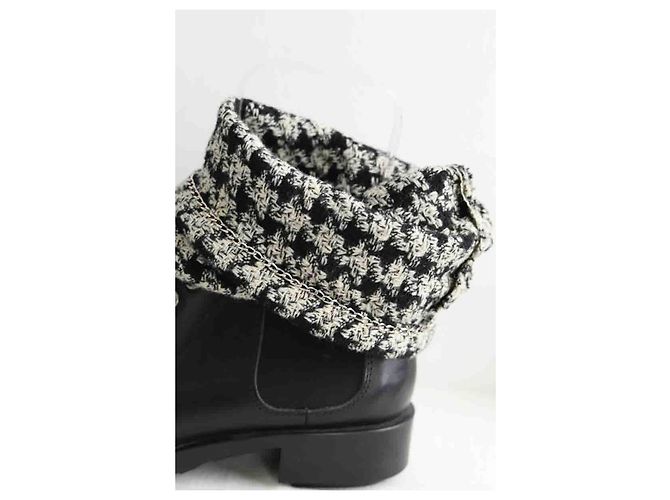 Chanel Botas de cuero Negro - vista 5