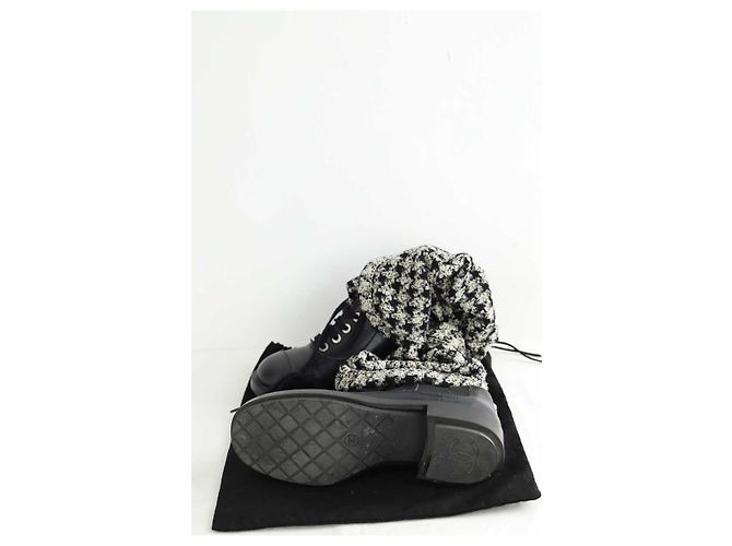 Chanel Botas de cuero Negro - vista 6