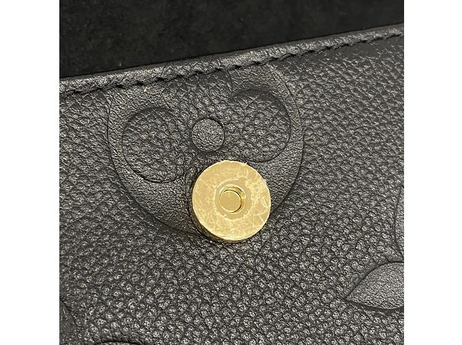 Portafoglio Louis Vuitton Monogram Empreinte Wallet on Chain Ivy M82154 Noir Nero - vista 6