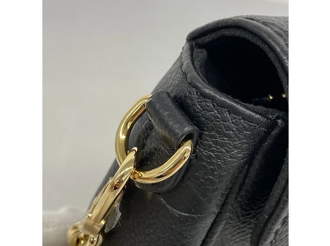Portafoglio Louis Vuitton Monogram Empreinte Wallet on Chain Ivy M82154 Noir Nero - vista 7