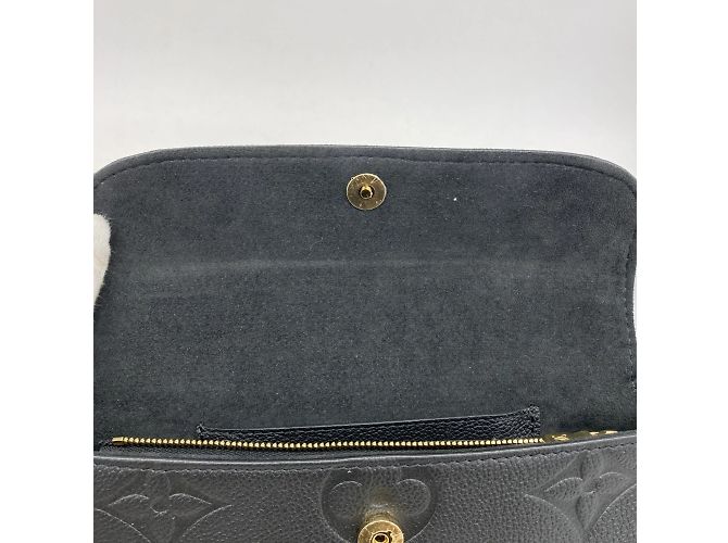 Portafoglio Louis Vuitton Monogram Empreinte Wallet on Chain Ivy M82154 Noir Nero - vista 8