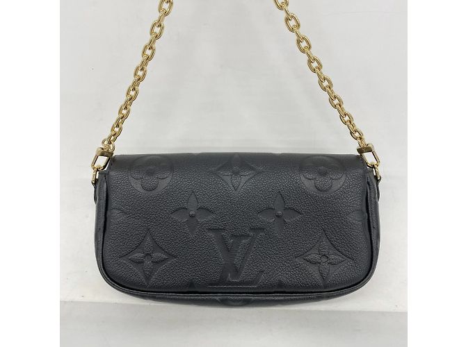 Portafoglio Louis Vuitton Monogram Empreinte Wallet on Chain Ivy M82154 Noir Nero - vista 9