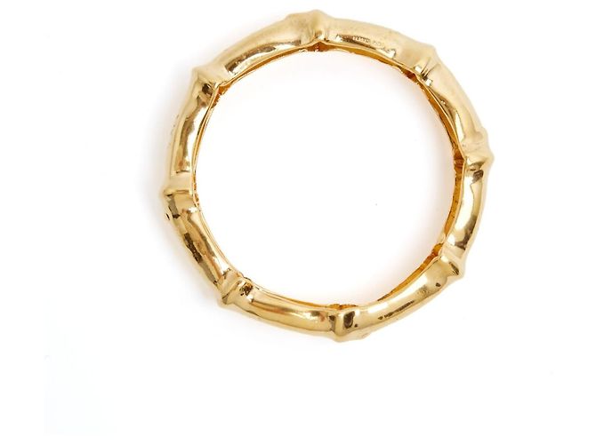 Bracciale Bambou Hermès circa 1990 Bracciale in Metallo Dorato Bamboo Hermes D'oro - vista 2