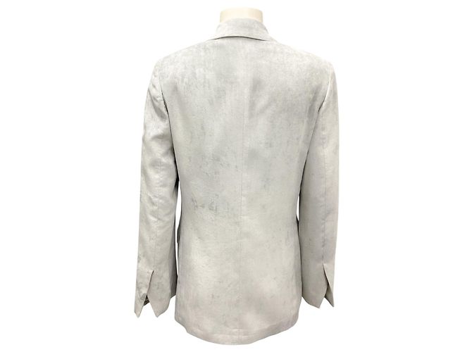 United Nude Nude Light Grey Velvet Oversized Suit Jacket - view 3