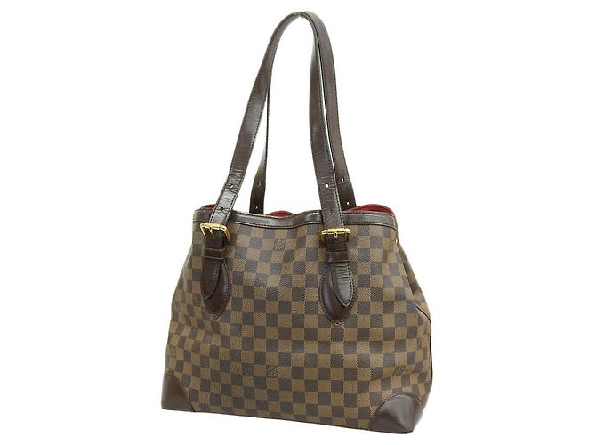 Borsa Tote Hampstead GM Damier Louis Vuitton N51203 Marrone - vista 2