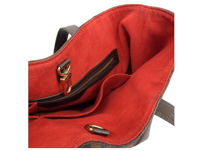 Borsa Tote Hampstead GM Damier Louis Vuitton N51203 Marrone - vista 3