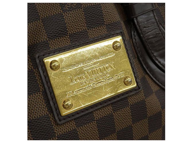 Borsa Tote Hampstead GM Damier Louis Vuitton N51203 Marrone - vista 5