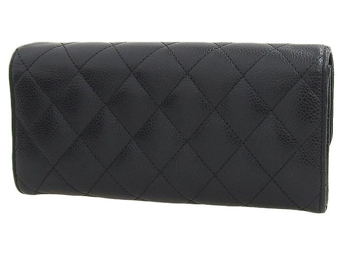 Chanel Timeless Classic Long Wallet A80758 Black - view 2