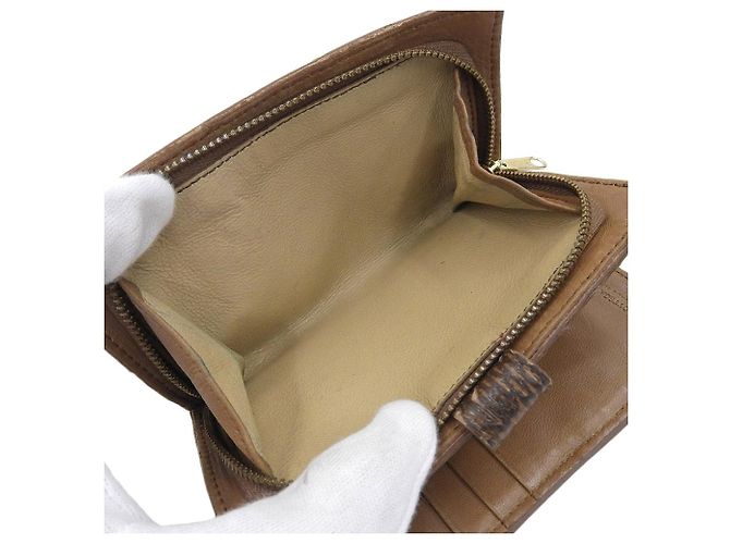 Cartera de Python Bottega Veneta Marrón Castaño - vista 4