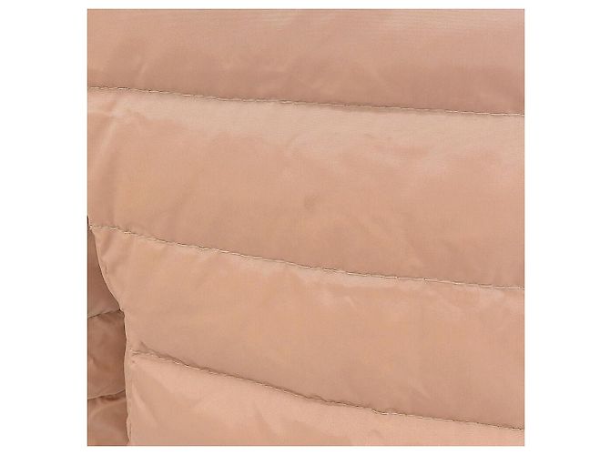 Chaqueta de Plumas Moncler Rosa Beige de Nylon - vista 6