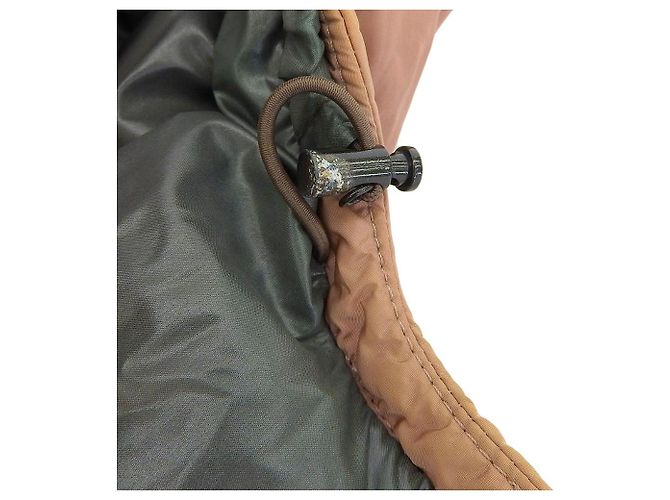 Chaqueta de Plumas Moncler Rosa Beige de Nylon - vista 7