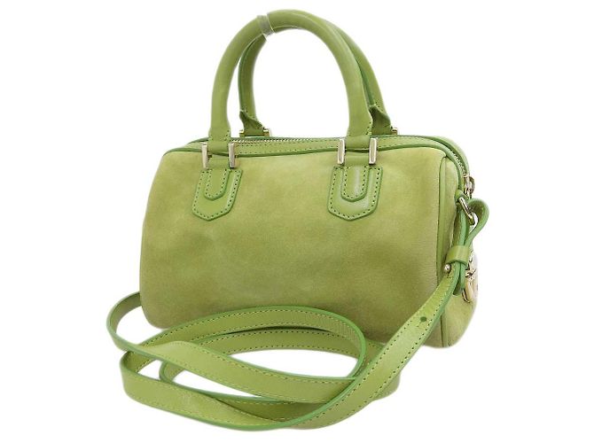 Autre Marque Borsa 2WAY in suede Giorgio Armani verde - vista 2