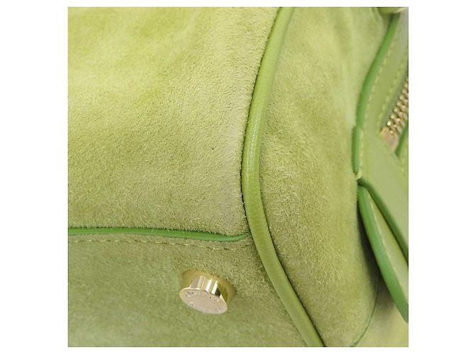 Autre Marque Borsa 2WAY in suede Giorgio Armani verde - vista 4