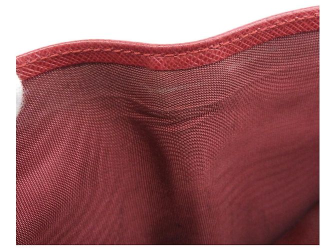 Billetera de cuero Gancini Salvatore Ferragamo Roja - vista 5