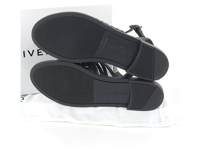 Sandali Gladiatore Givenchy in gomma neri 37 Nero - vista 6