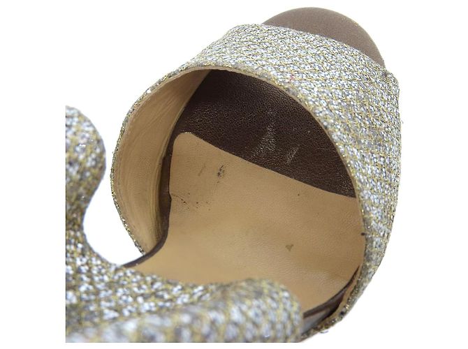 Décolleté con glitter Jimmy Choo Argento D'oro - vista 8
