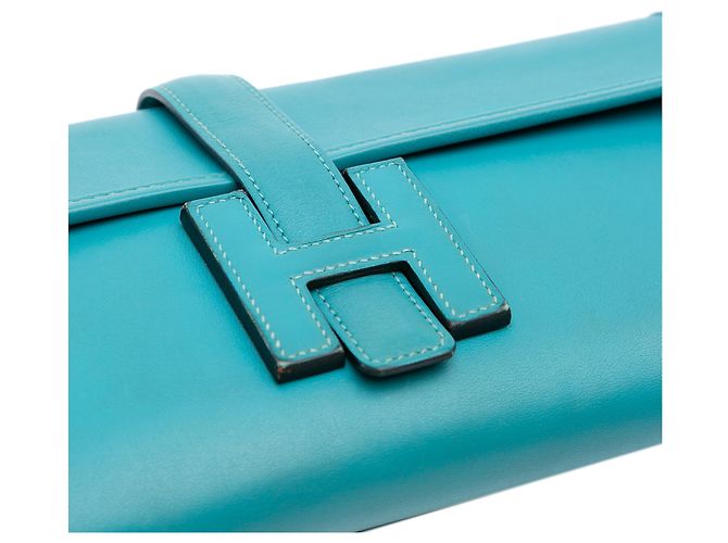 Hermès Blue Swift Jige Elan 29 Turchese - vista 7