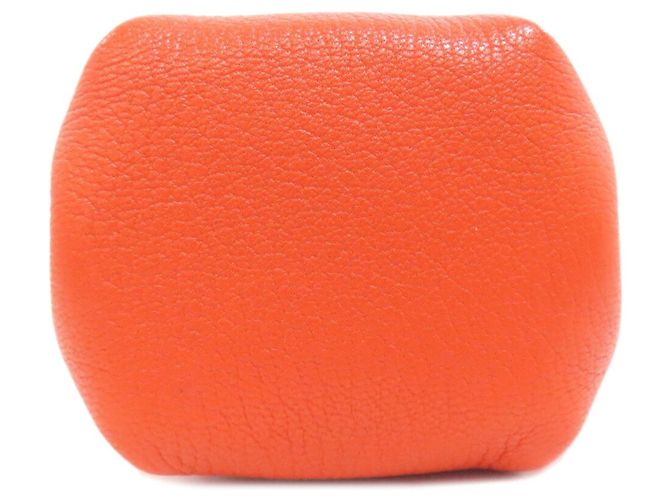 Hermès Pochette Hermes Vespa in pelle di Capra Arancione - vista 4