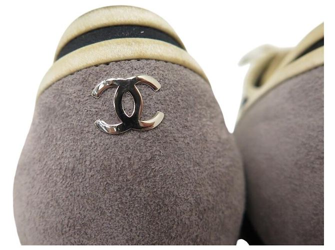 NEUE CHANEL G31555 ESPADRILLES MIT KEILABSÄTZEN 38 SCHUHE - Ansicht 6