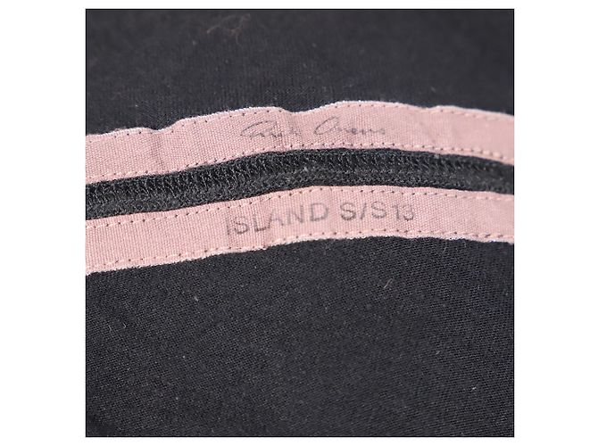 Drapiertes Tanktop von Rick Owens aus schwarzer Viskose - Ansicht 4