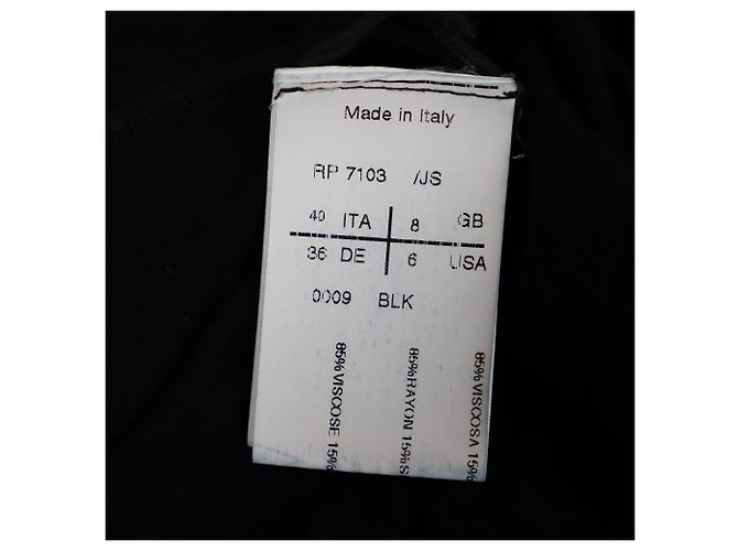 Drapiertes Tanktop von Rick Owens aus schwarzer Viskose - Ansicht 5