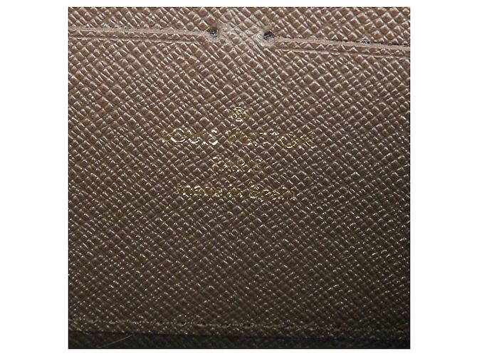 Cartera Zippy Mini Lin Monograma Louis Vuitton Castaño - vista 7