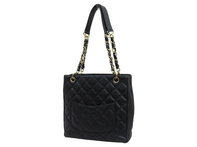 Chanel Caviar Hautetasche A20994 Schwarz - Ansicht 2