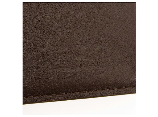 Cartera Larga Damier Infini Louis Vuitton N63120 Verde - vista 10
