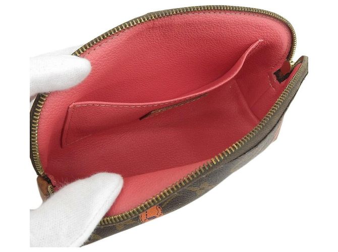 Michael Kors Pochette Cosmetica Monogram Ramage Coral Louis Vuitton M50291 Marrone Corallo - vista 3