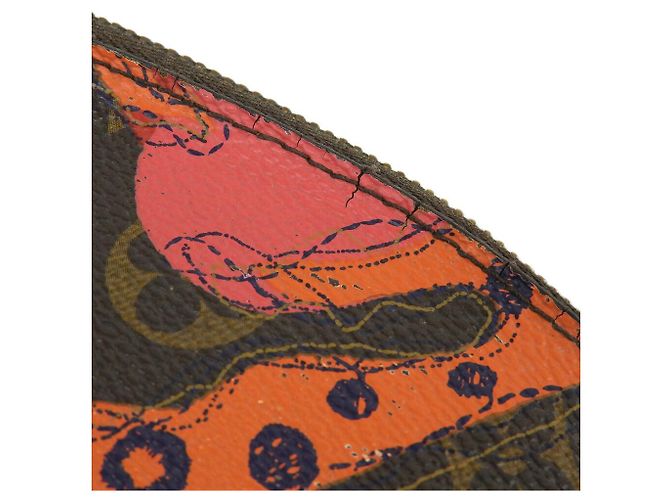 Michael Kors Pochette Cosmetica Monogram Ramage Coral Louis Vuitton M50291 Marrone Corallo - vista 6