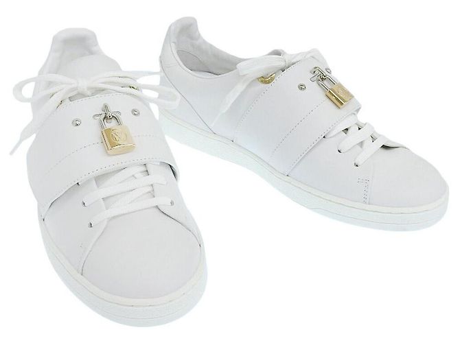 Sneakers Frontrow Louis Vuitton 35 Bianco - vista 2