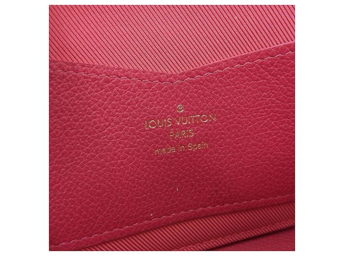 Cartera larga de cuero Lockme Louis Vuitton rosa - vista 9