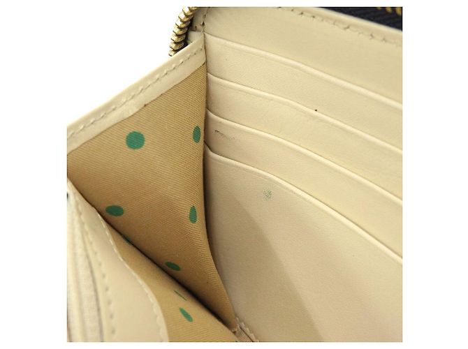 Carteira de couro com zíper Kate Spade azul marinho - vista 5