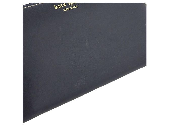 Carteira de couro com zíper Kate Spade azul marinho - vista 6