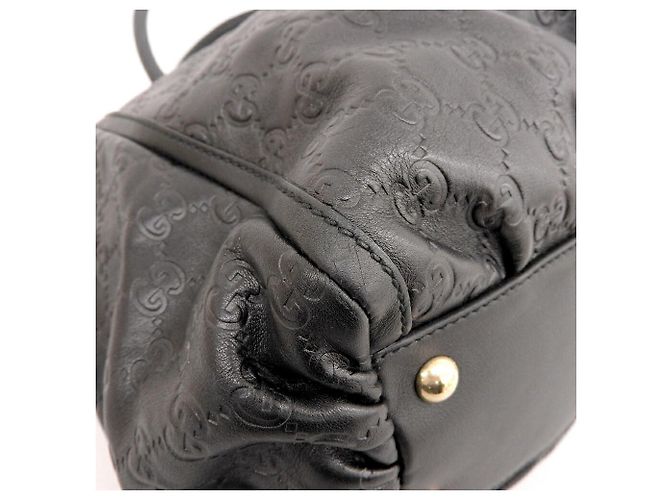 Borsa Boston in pelle Gucci nera Nero - vista 5