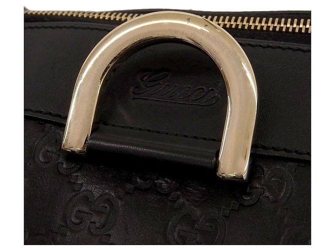 Borsa Boston in pelle Gucci nera Nero - vista 6
